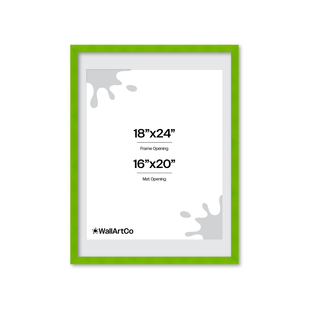 The Head Turner - Green Picture Frame
