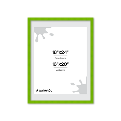 The Head Turner - Green Picture Frame