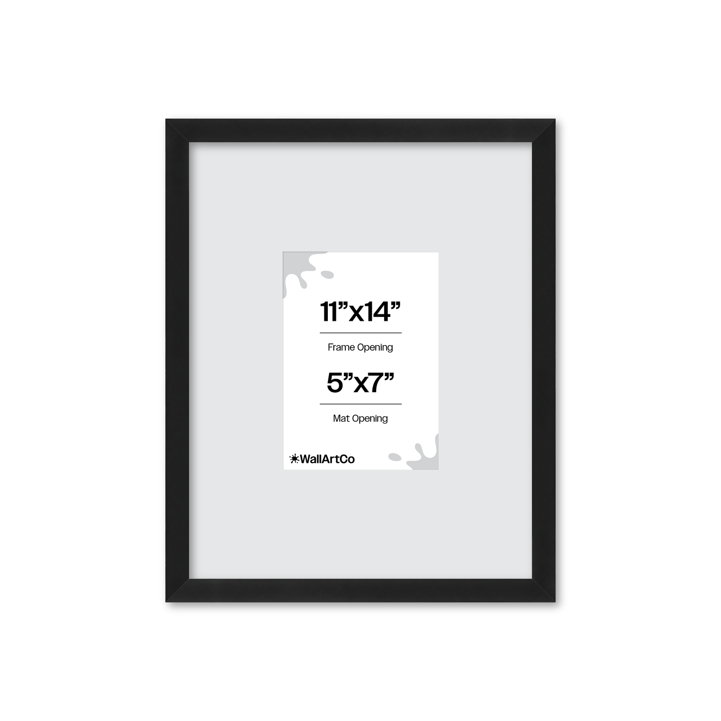 11" x 14" Espresso Manhattan Wall Frame