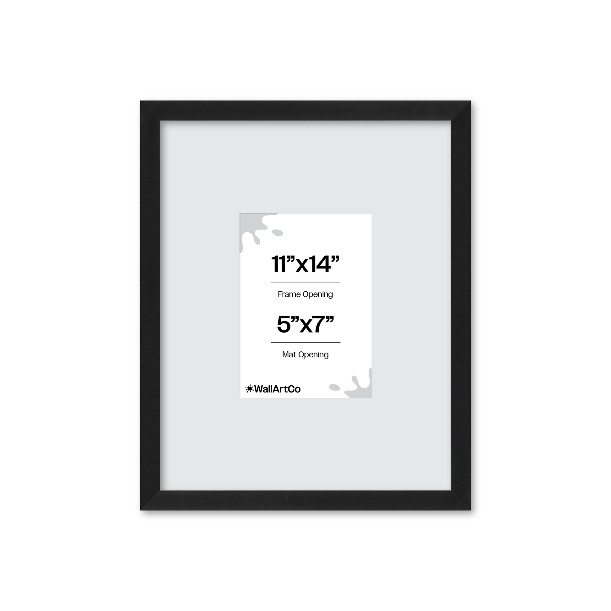 11" x 14" Espresso Manhattan Wall Frame