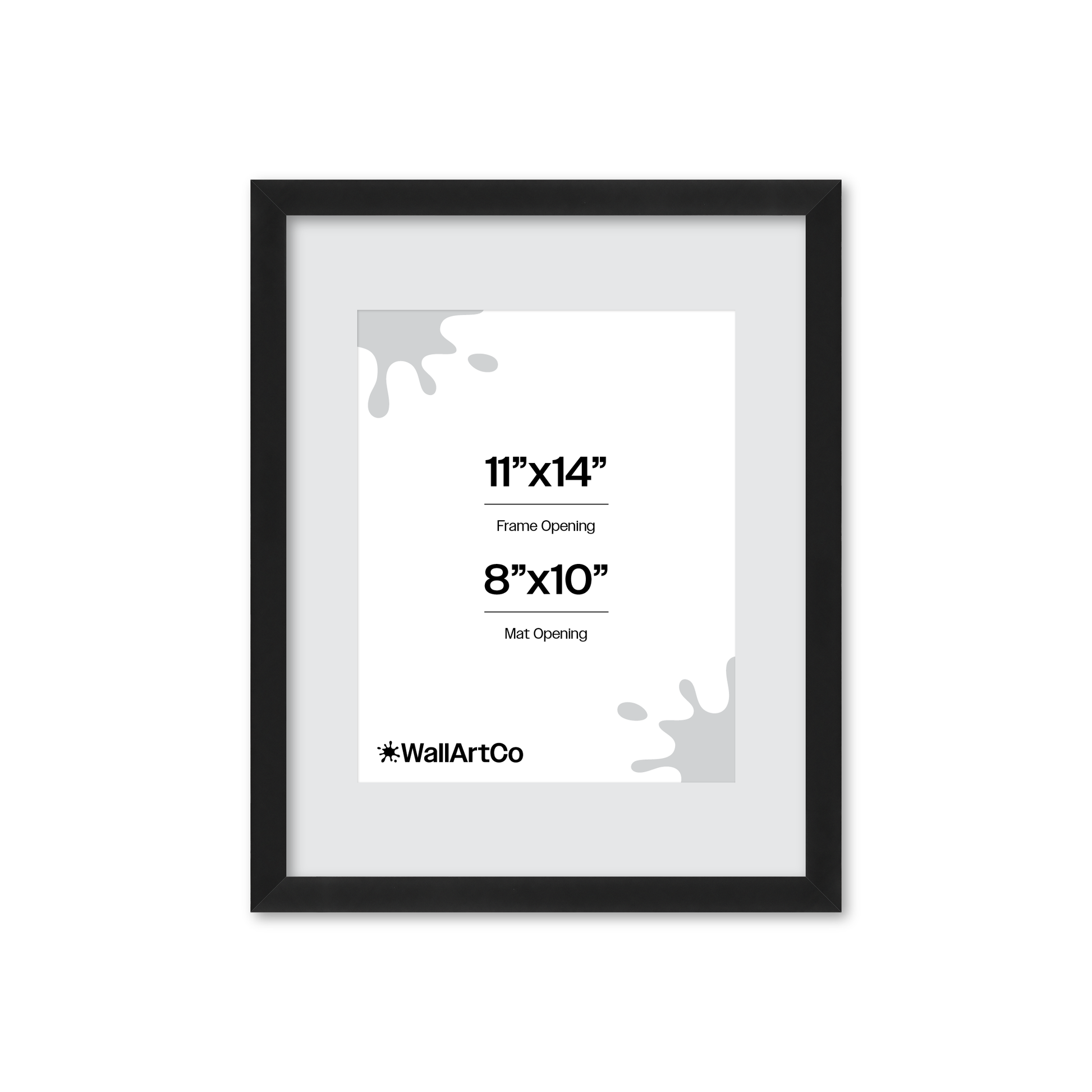 11" x 14" Espresso Manhattan Wall Frame