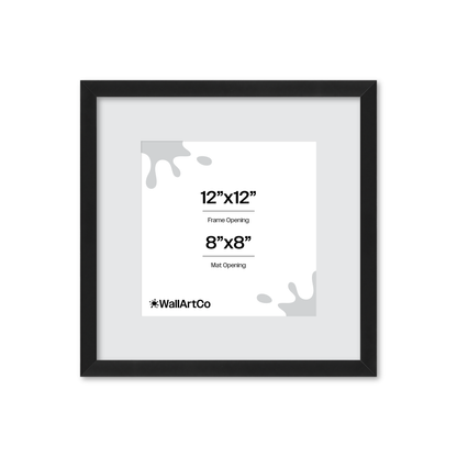 12" x 12" Espresso Manhattan Wall Frame