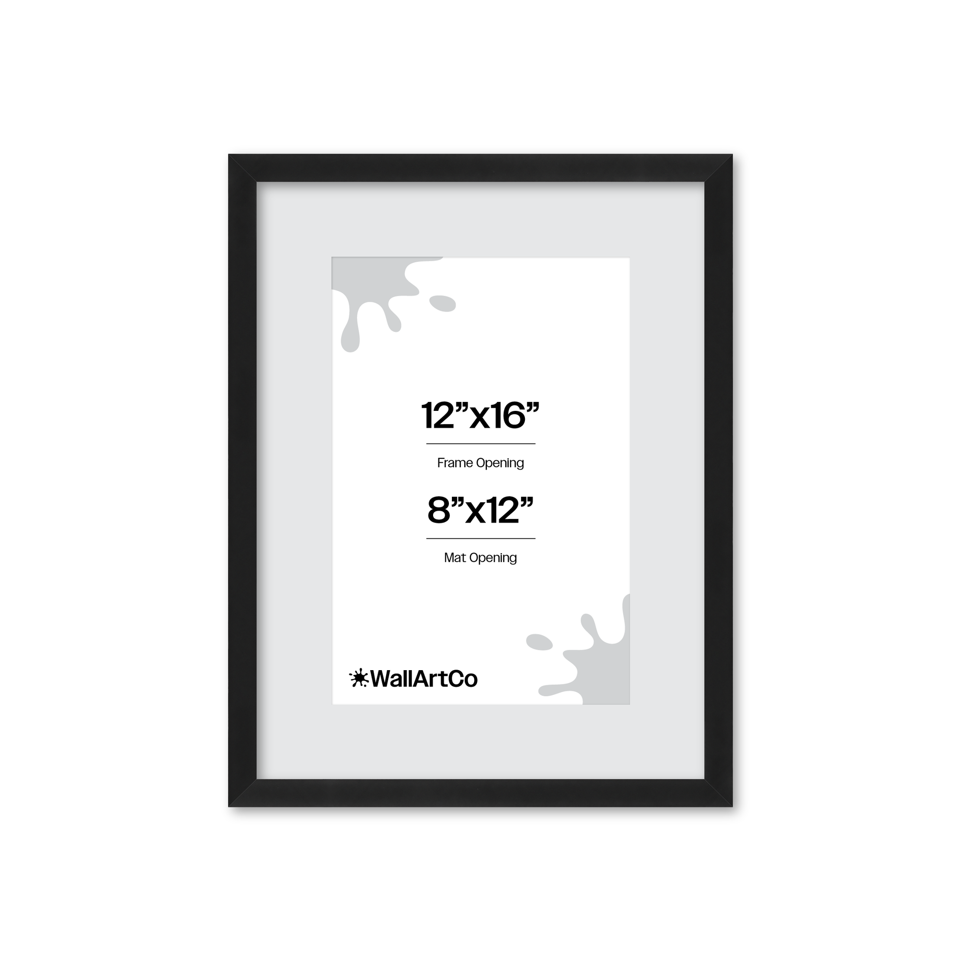 12" x 16" Espresso Manhattan Wall Frame