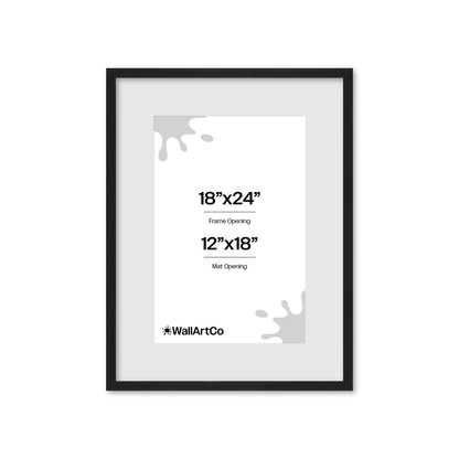 18" x 24" Espresso Manhattan Wall Frame