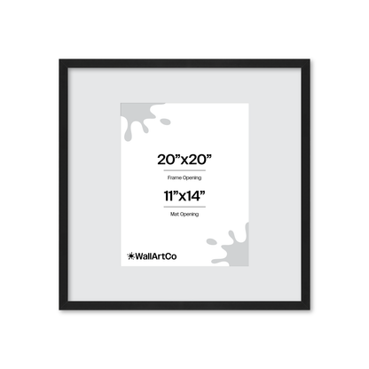 20" x 20" Espresso Manhattan Wall Frame