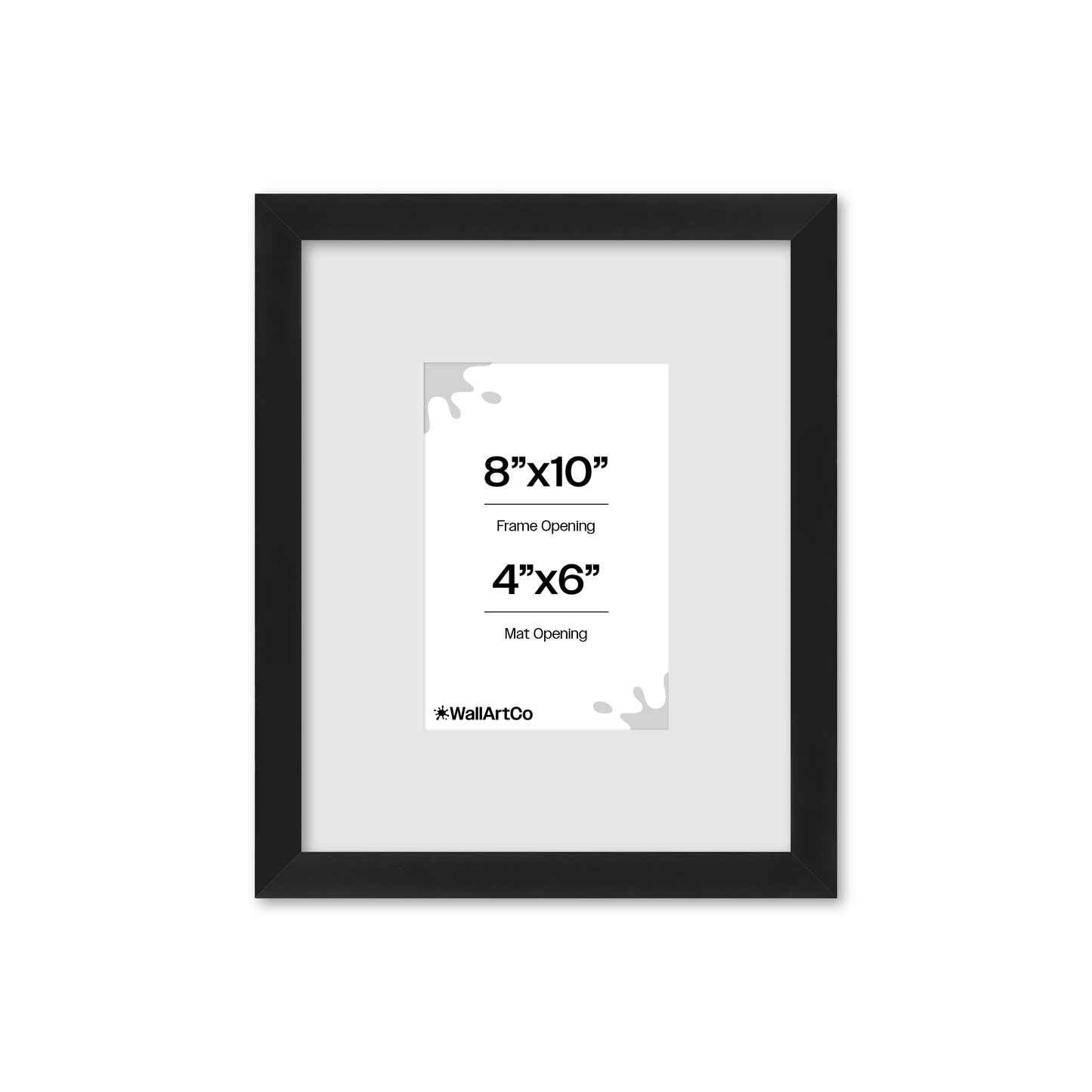 8" x 10" Espresso Manhattan Wall Frame
