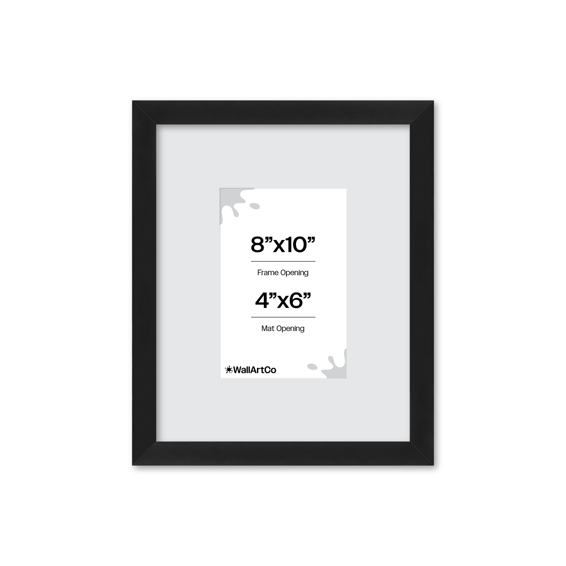 8" x 10" Espresso Manhattan Wall Frame