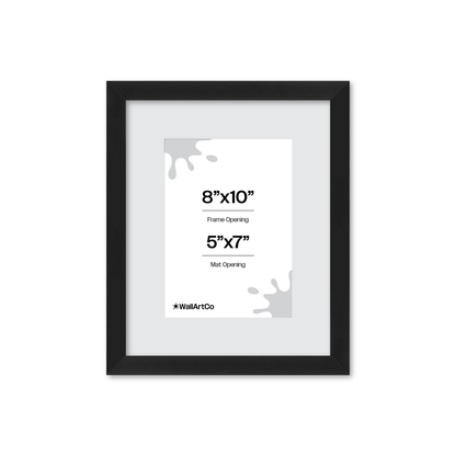 8" x 10" Espresso Manhattan Wall Frame
