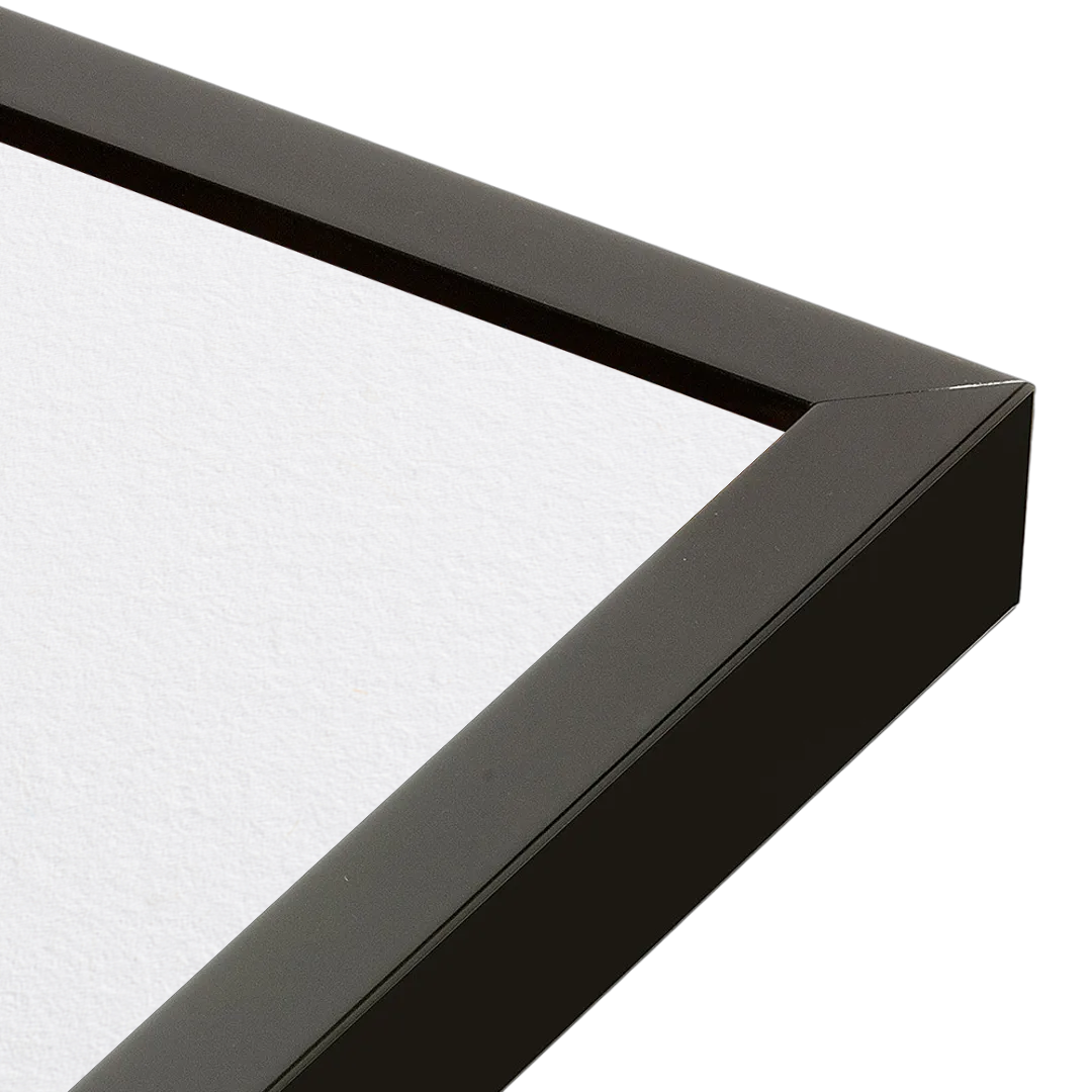 corner of the Espresso Manhattan Wall Frame