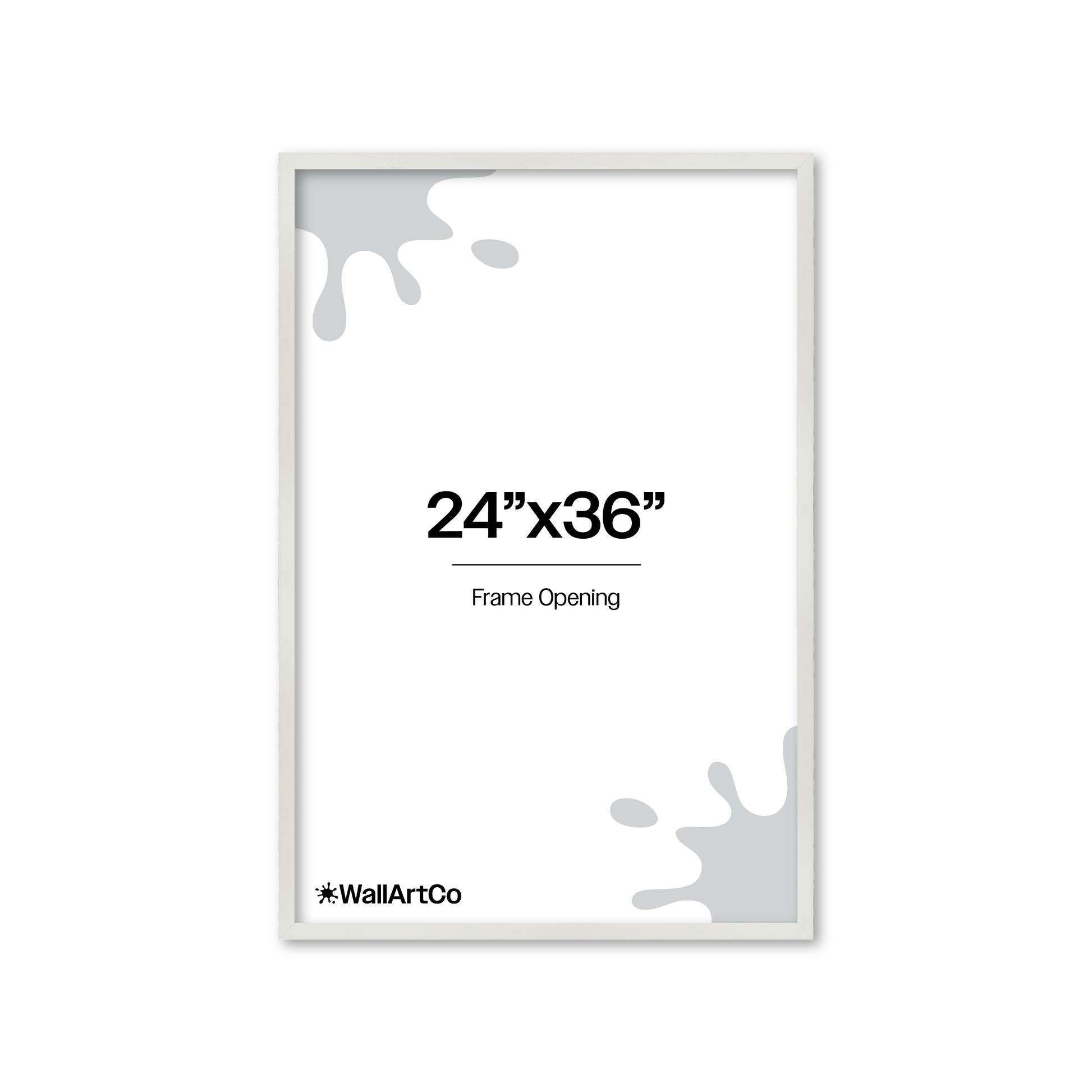 Front of picture frame