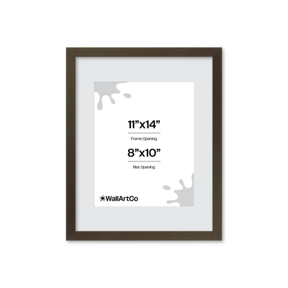 11" x 14" Brown Manhattan Wall Frame