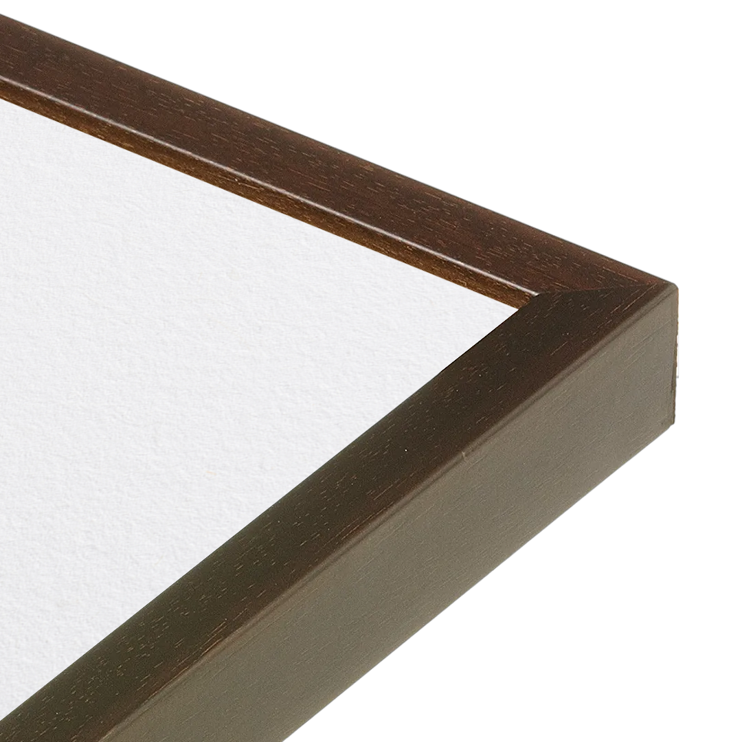 corner of the Brown Manhattan Wall Frame