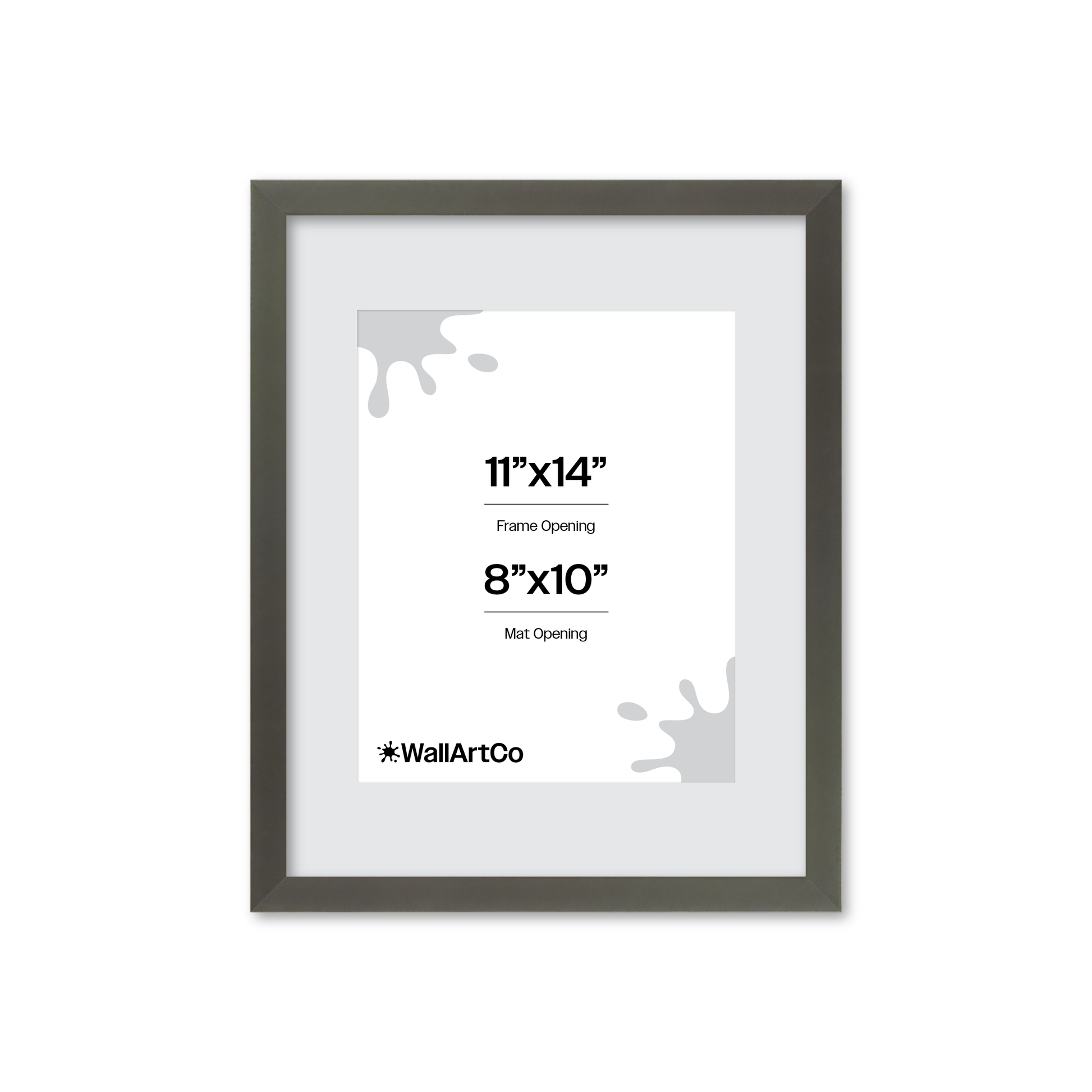 11" x 14" Gray Manhattan Wall Frame
