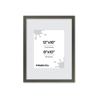 12" x 16" Gray Manhattan Wall Frame
