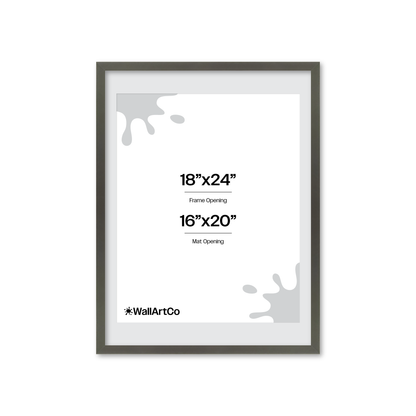 18" x 24" Gray Manhattan Wall Frame