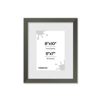8" x 10" Gray Manhattan Wall Frame