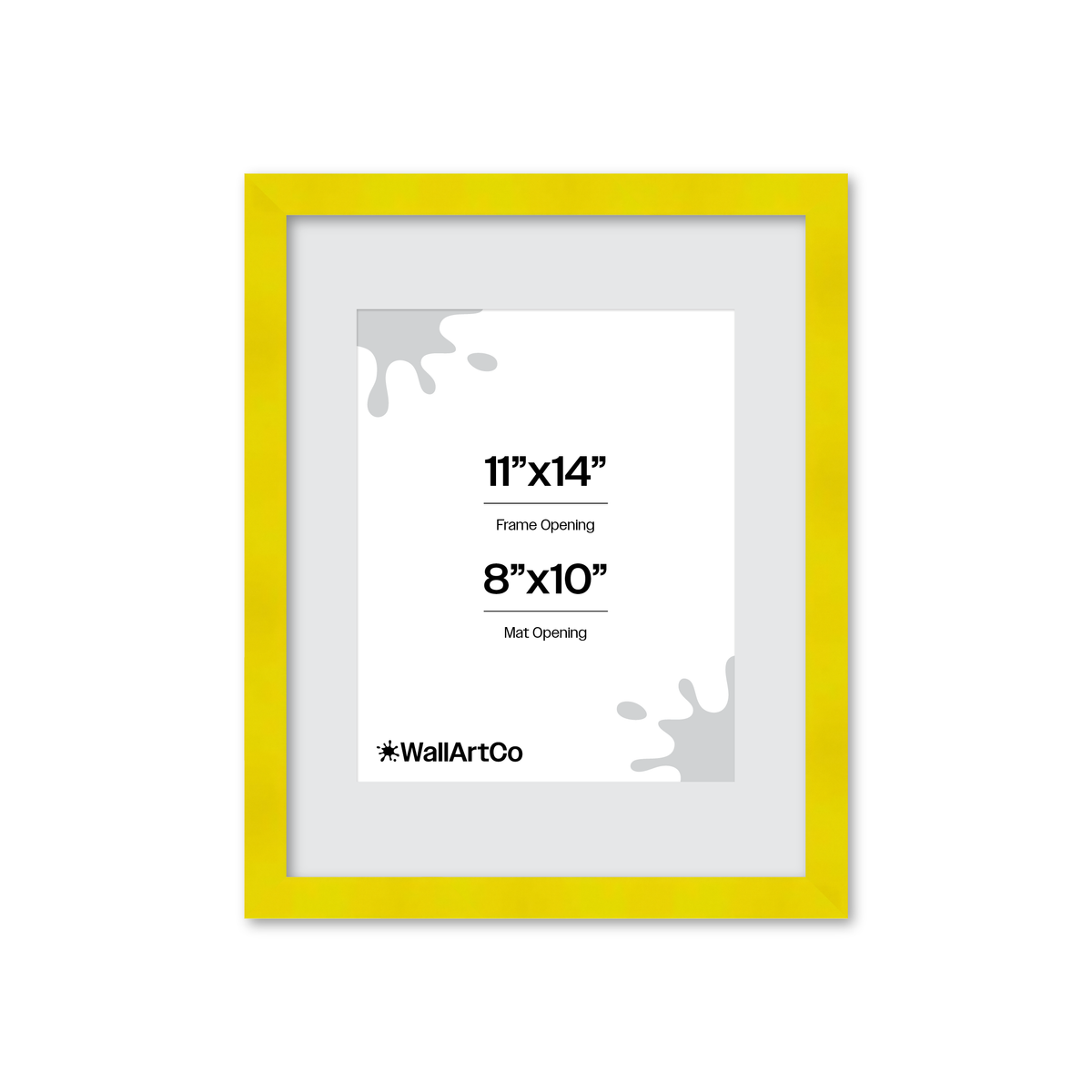 The Head Turner - Yellow Picture Frame