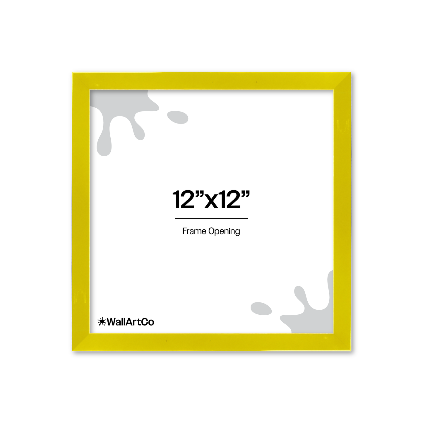 The Head Turner - Yellow Picture Frame