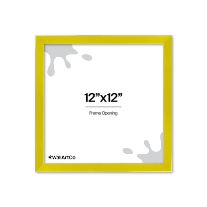 The Head Turner - Yellow Picture Frame