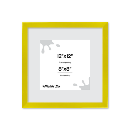 The Head Turner - Yellow Picture Frame
