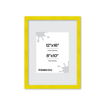 The Head Turner - Yellow Picture Frame