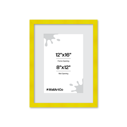 The Head Turner - Yellow Picture Frame