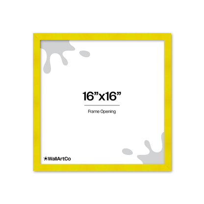 The Head Turner - Yellow Picture Frame