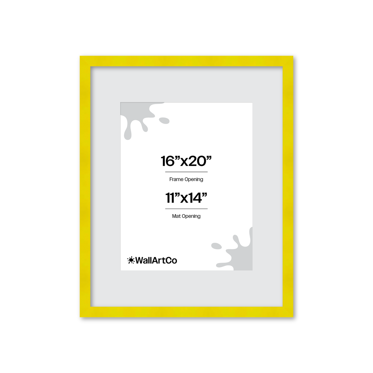 The Head Turner - Yellow Picture Frame