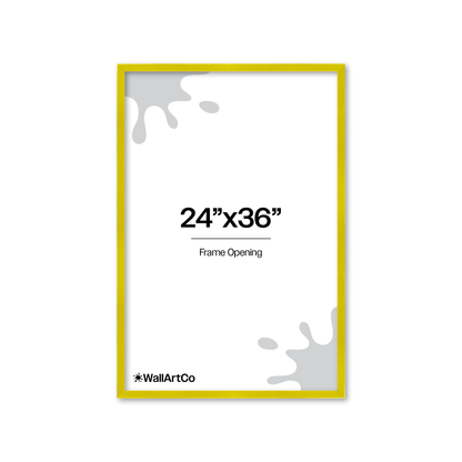 The Head Turner - Yellow Picture Frame
