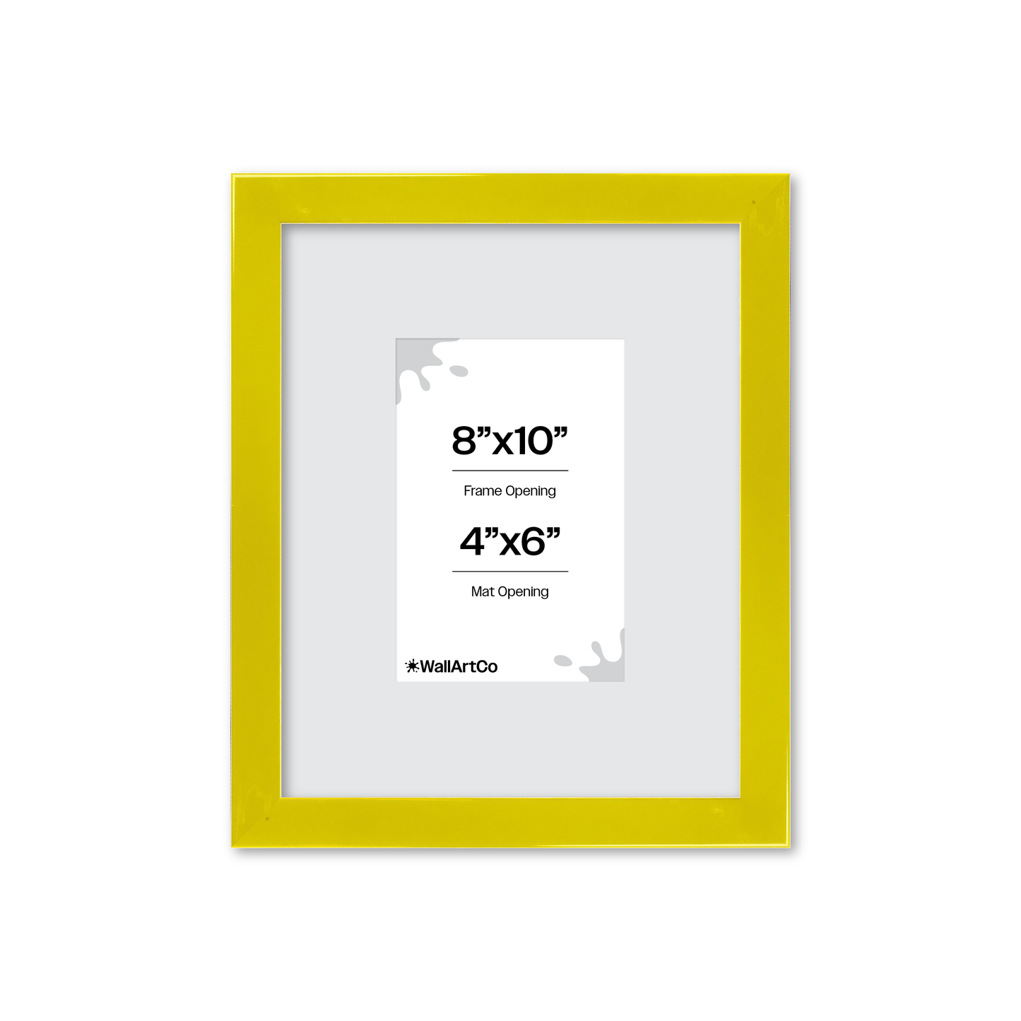 The Head Turner - Yellow Picture Frame