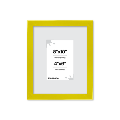 The Head Turner - Yellow Picture Frame