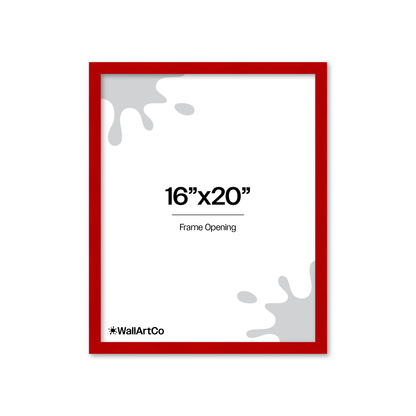 The Head Turner Red Picture Frame