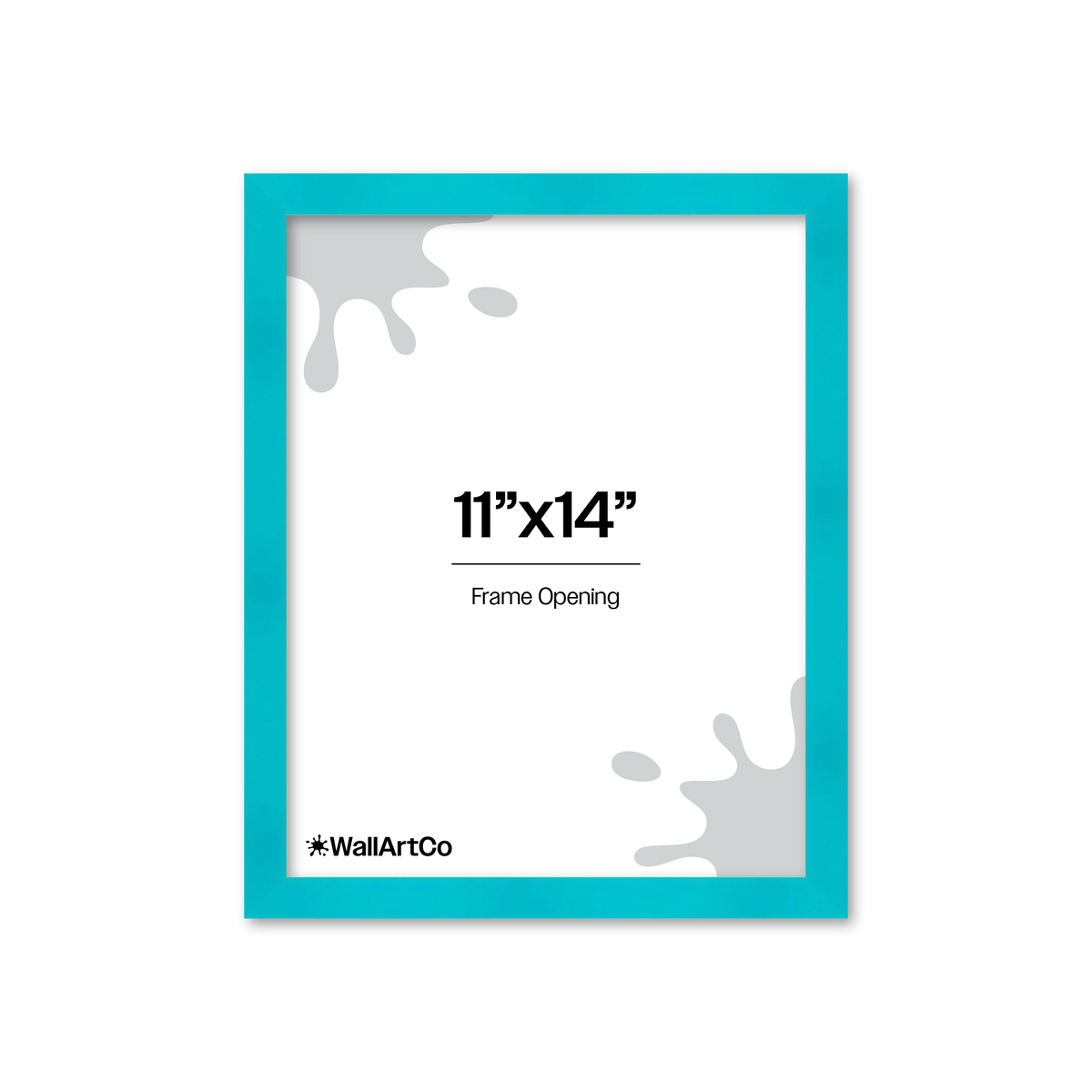 The Head Turner - Teal Picture Frame
