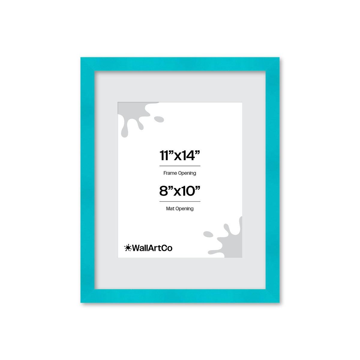 The Head Turner - Teal Picture Frame