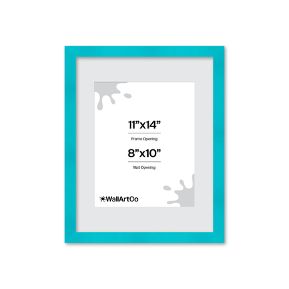 The Head Turner - Teal Picture Frame
