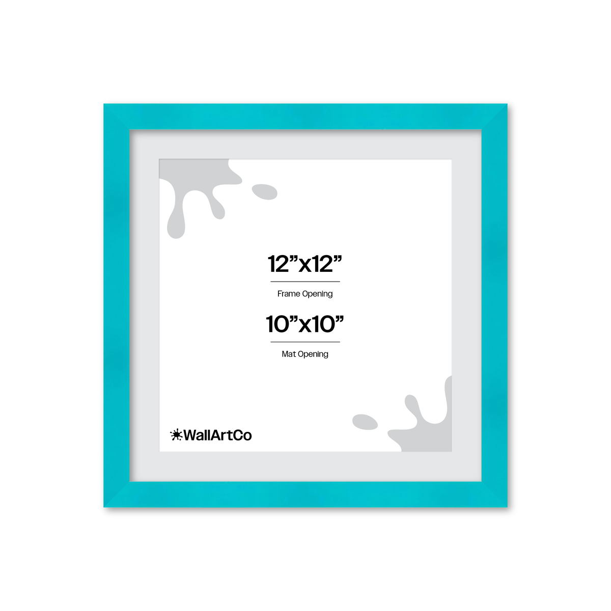 The Head Turner - Teal Picture Frame