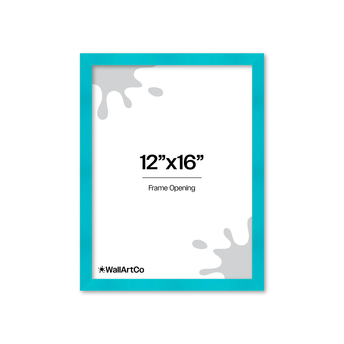 The Head Turner - Teal Picture Frame
