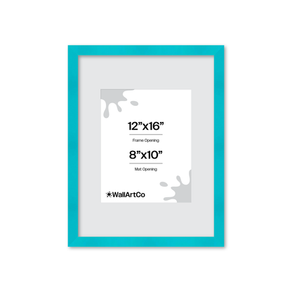 The Head Turner - Teal Picture Frame