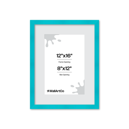 The Head Turner - Teal Picture Frame
