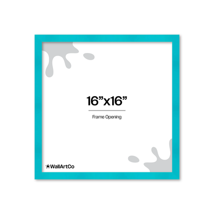 The Head Turner - Teal Picture Frame