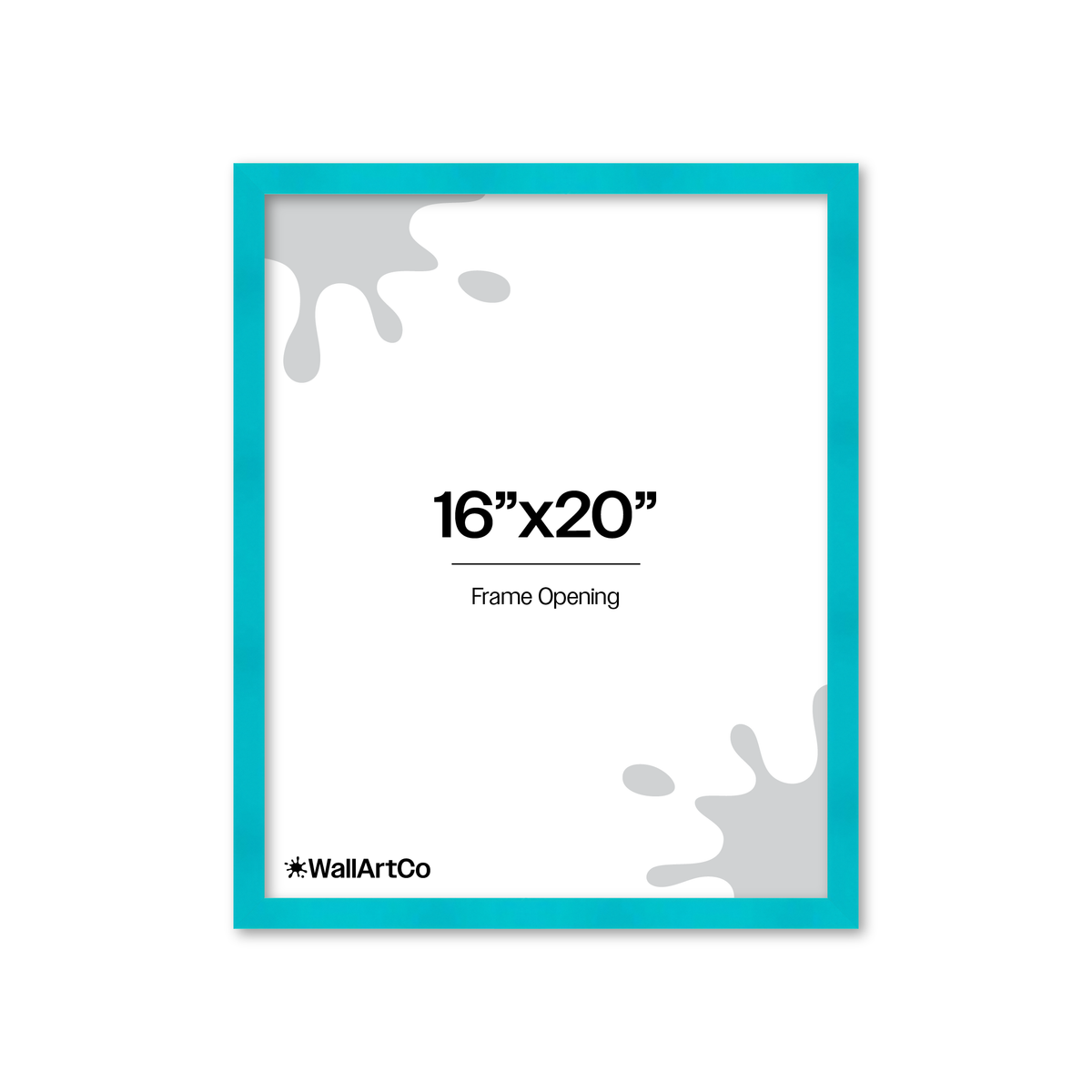 The Head Turner - Teal Picture Frame