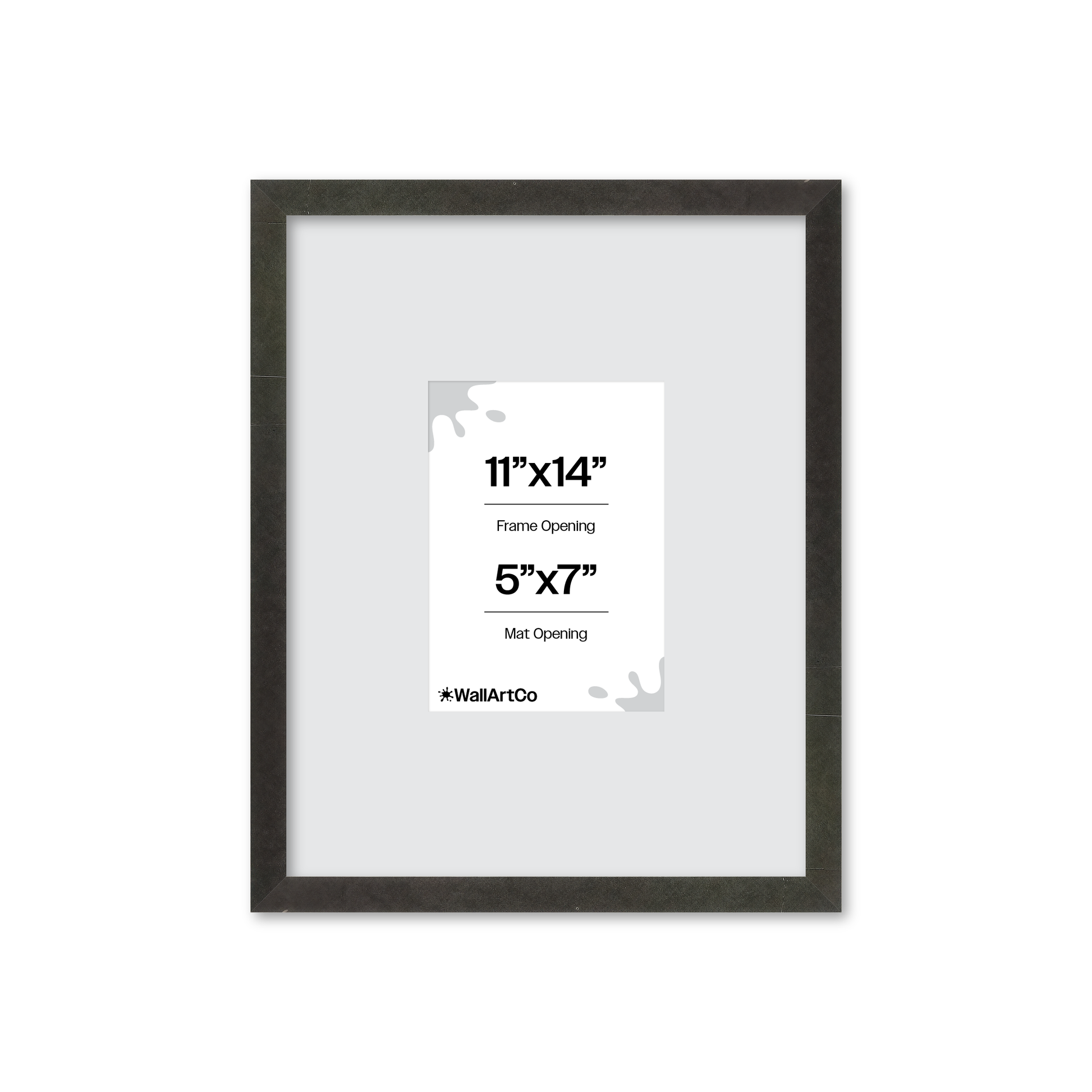 11" x 14" Charcoal Vienna Wall Frame