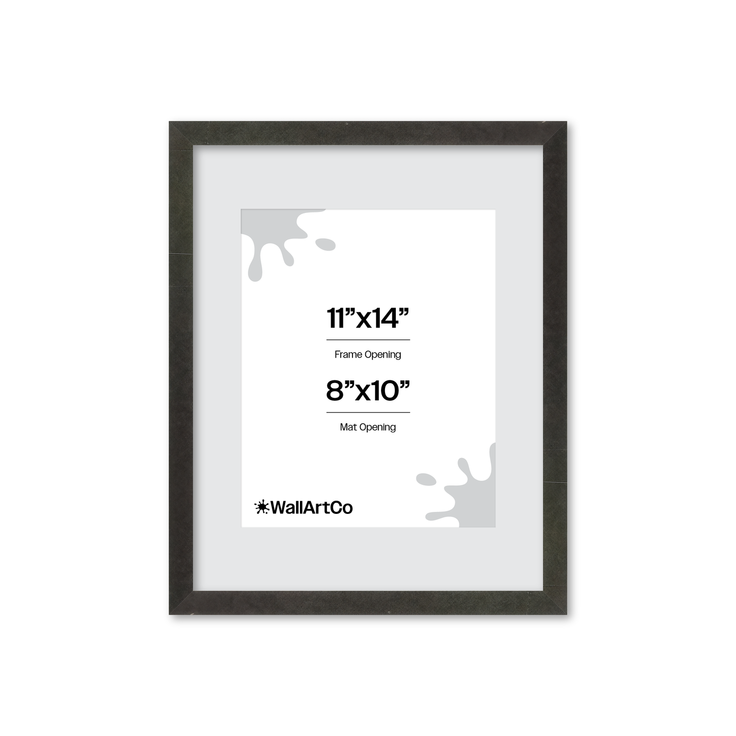 11" x 14" Charcoal Vienna Wall Frame