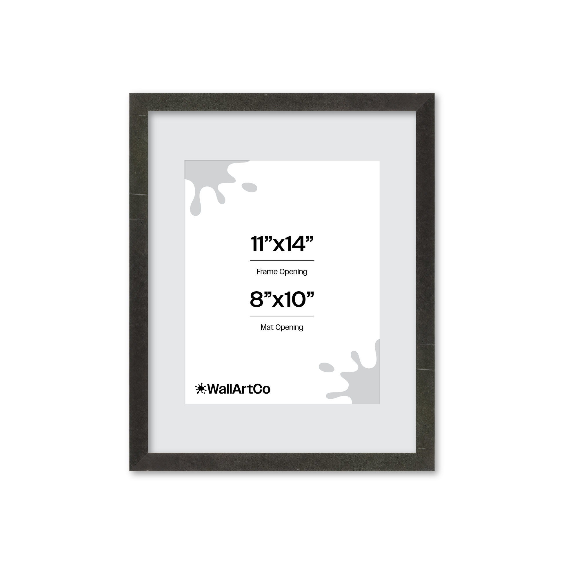 11" x 14" Charcoal Vienna Wall Frame