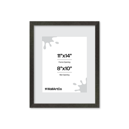 11" x 14" Charcoal Vienna Wall Frame