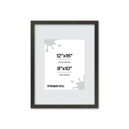 12" x 16" Charcoal Vienna Wall Frame