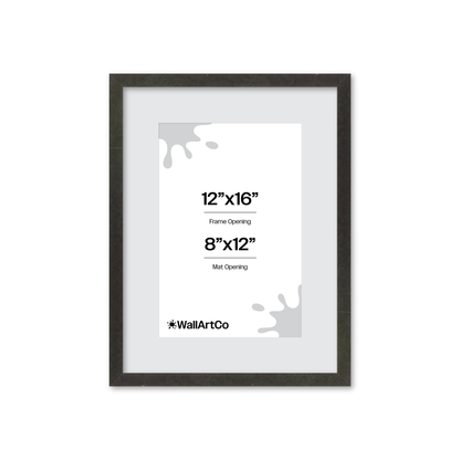 12" x 16" Charcoal Vienna Wall Frame