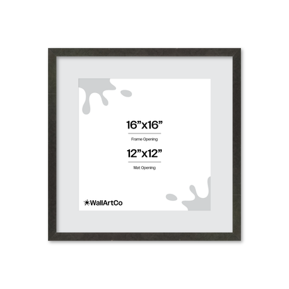 16" x 16" Charcoal Vienna Wall Frame