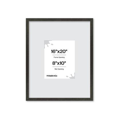 16" x 20" Charcoal Vienna Wall Frame