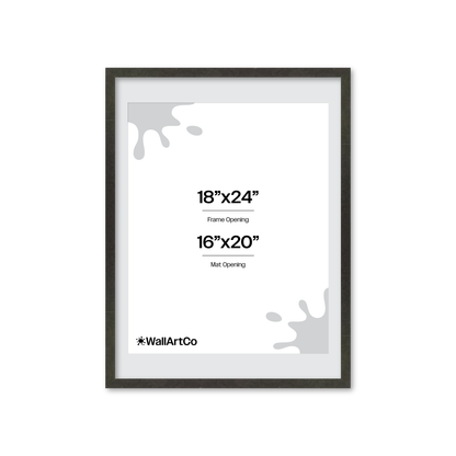 18" x 24" Charcoal Vienna Wall Frame